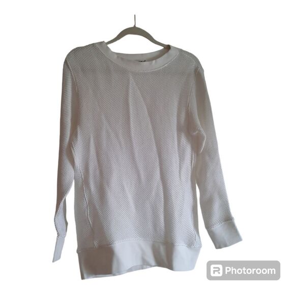 Helmut Lang Mesh Knit Sweater Top - Picture 1 of 5